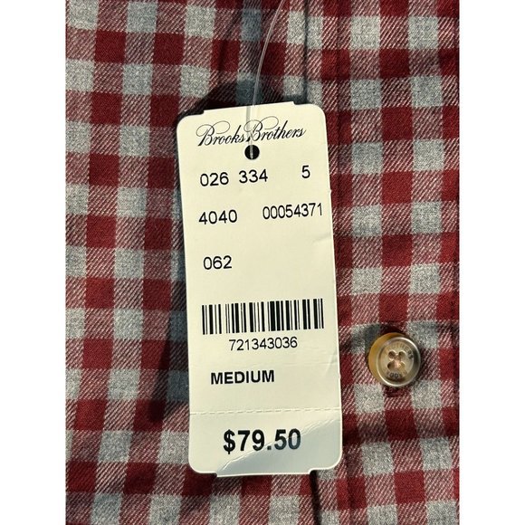 Brooks Brothers Madison fit long sleeve button down size Medium NWT - Picture 4 of 6
